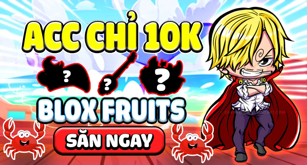 Thông tin tài khoản Blox Fruits: Random10k-23068